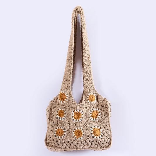 Simba Crochet Shoulder Bag