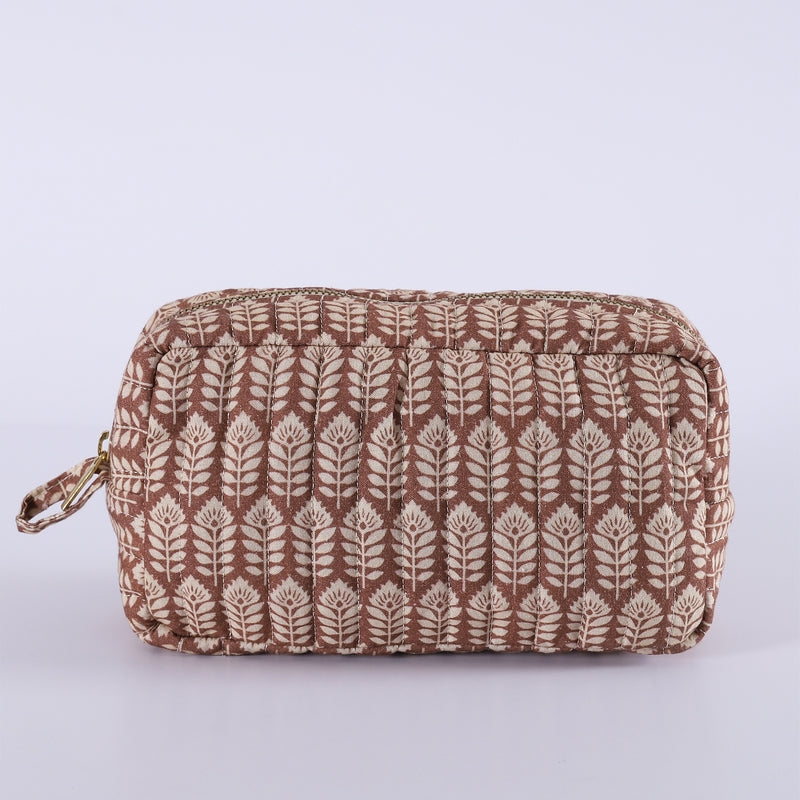 Mathilde Trousse de Maquillage - Marron